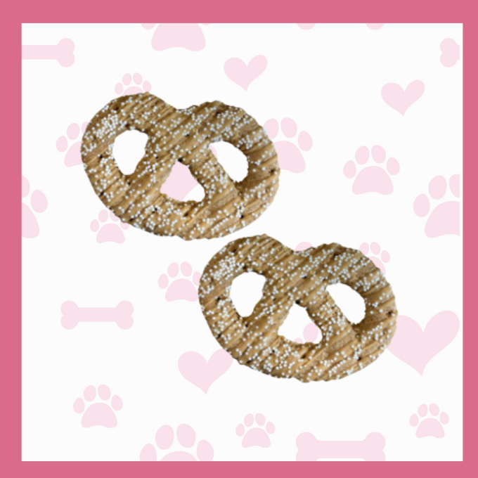 Yogurt-Glazed Dog Pretzels (Set of 2)